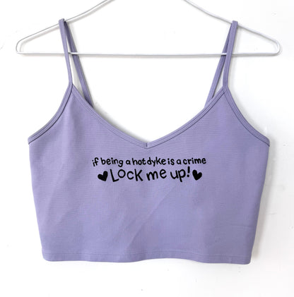 Lock Me Up Cropped Tank