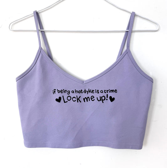 Lock Me Up Cropped Tank