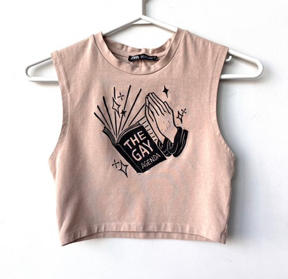 Gay Agenda Cropped Tank