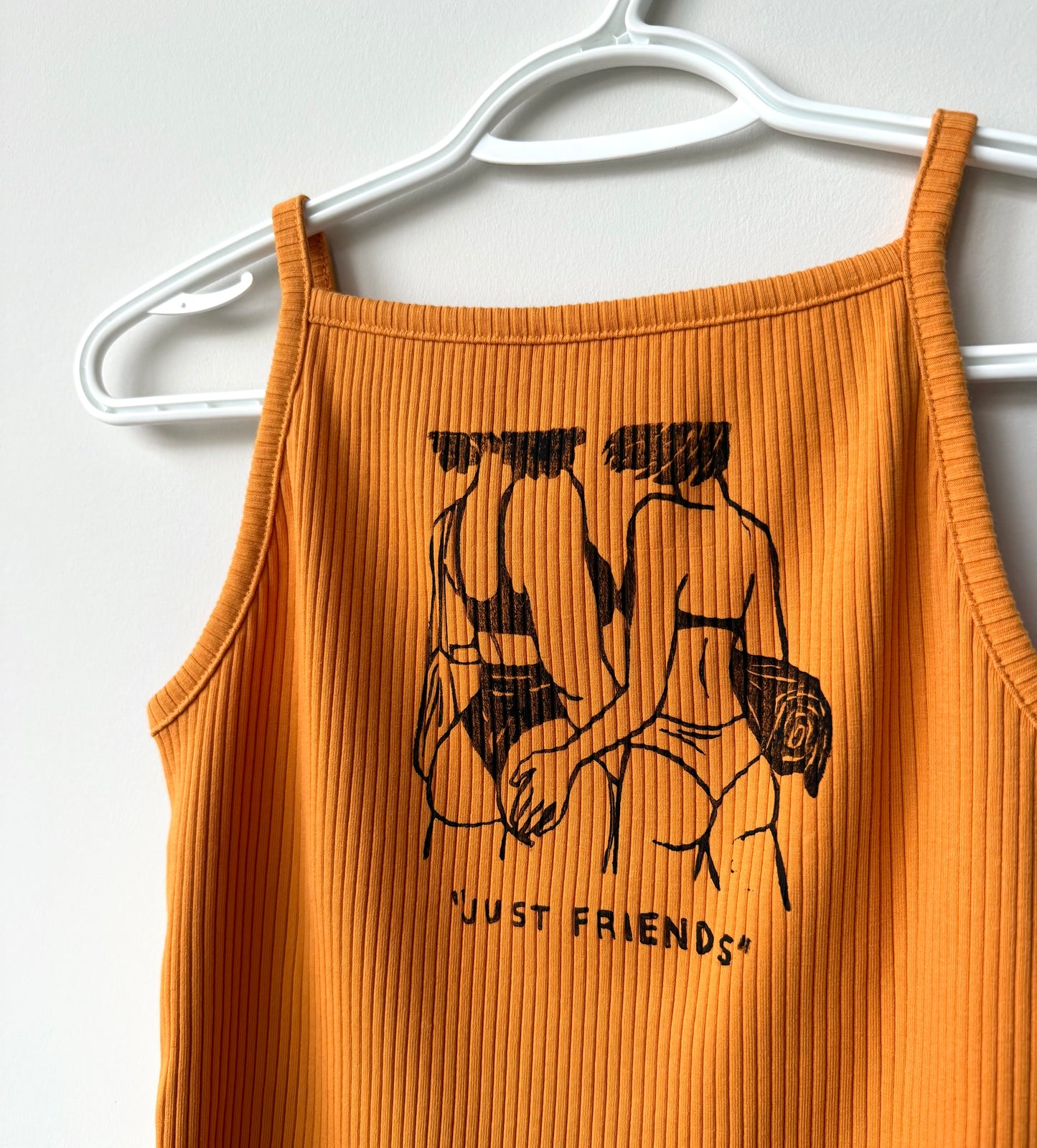 “Just Friends” Beach Babes Ribbed Tank Top