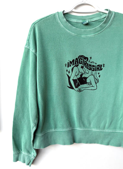 Girls Girl Cropped Crewneck