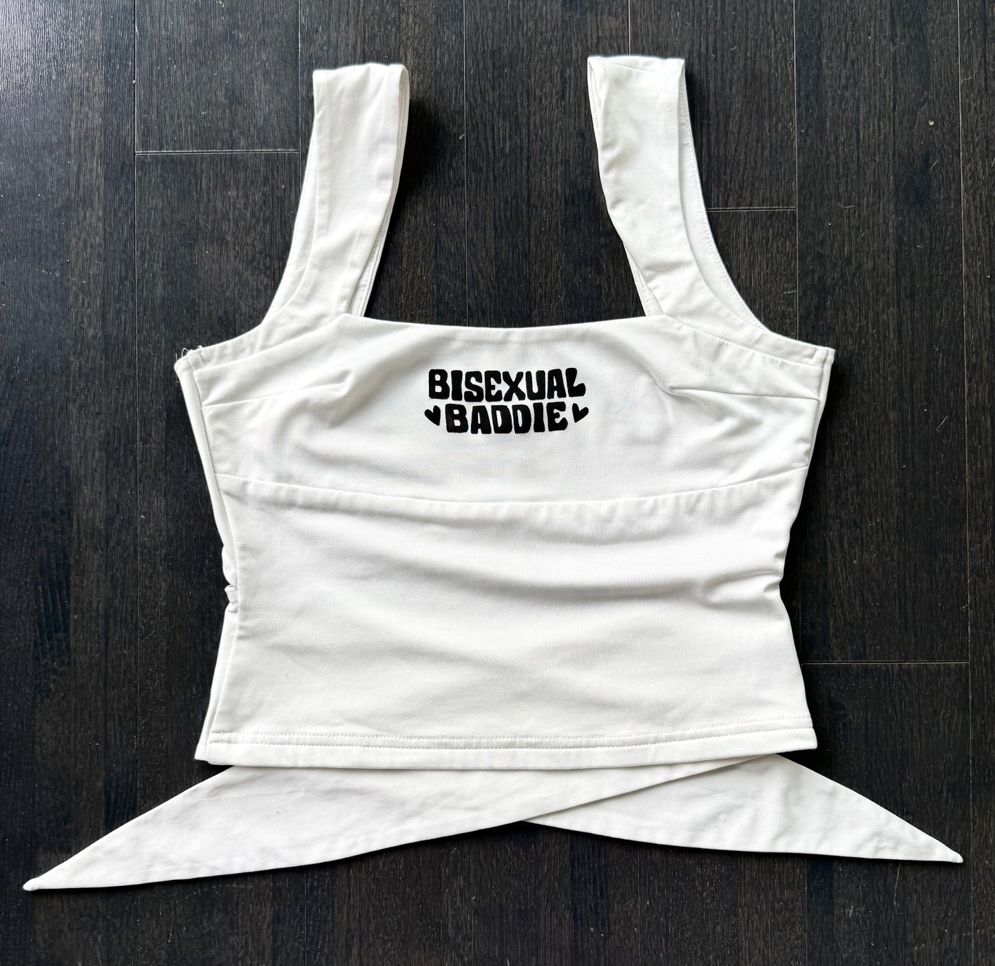 Bisexual Baddie Open-Back Tie-Up Tank