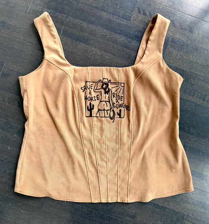 Cowgirl Structured Tank Top