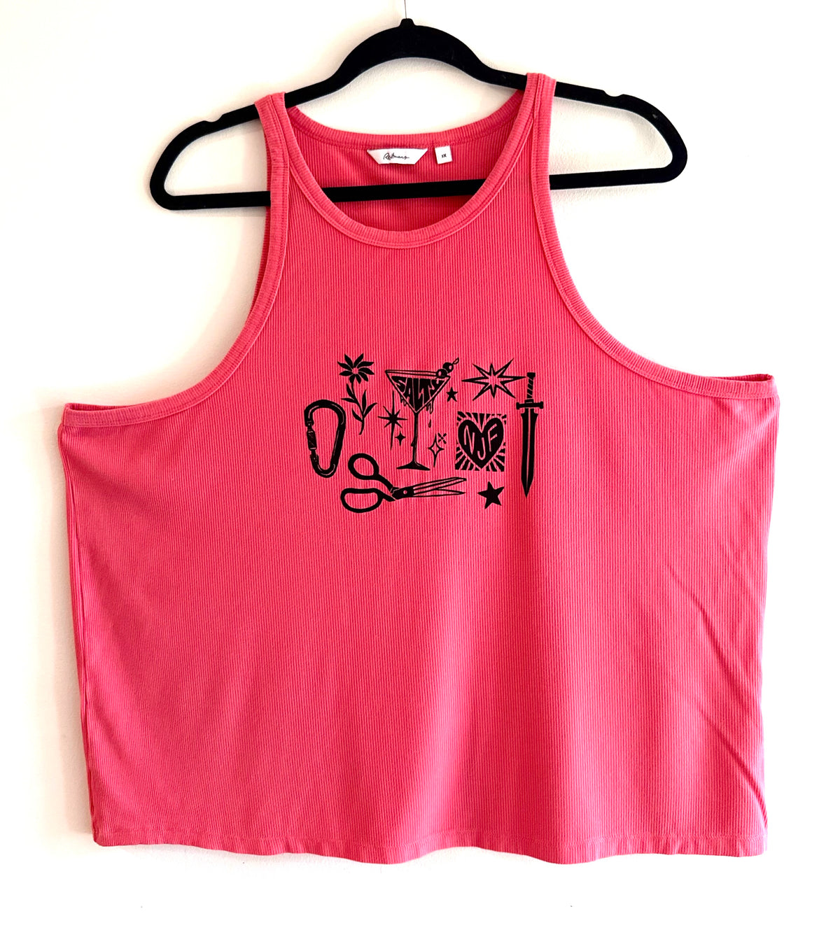 Patchwork Printed Tank Top