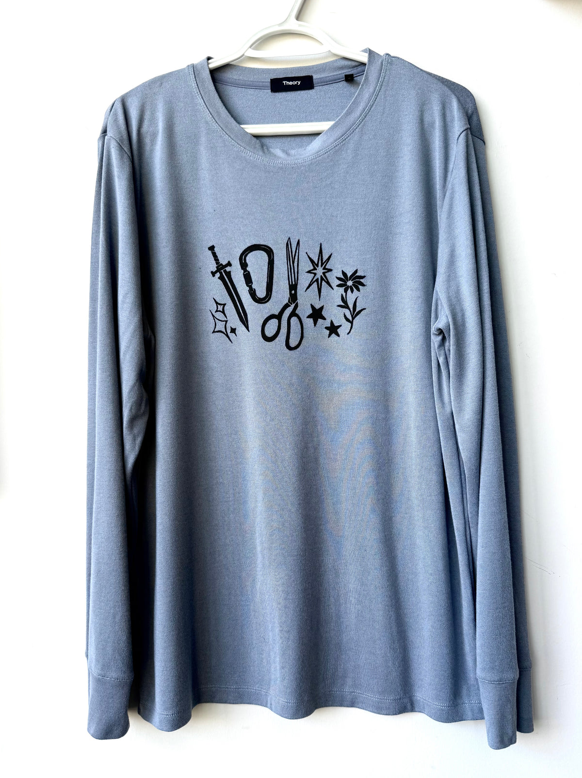Patchwork Printed Long Sleeve