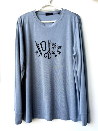 Patchwork Printed Long Sleeve