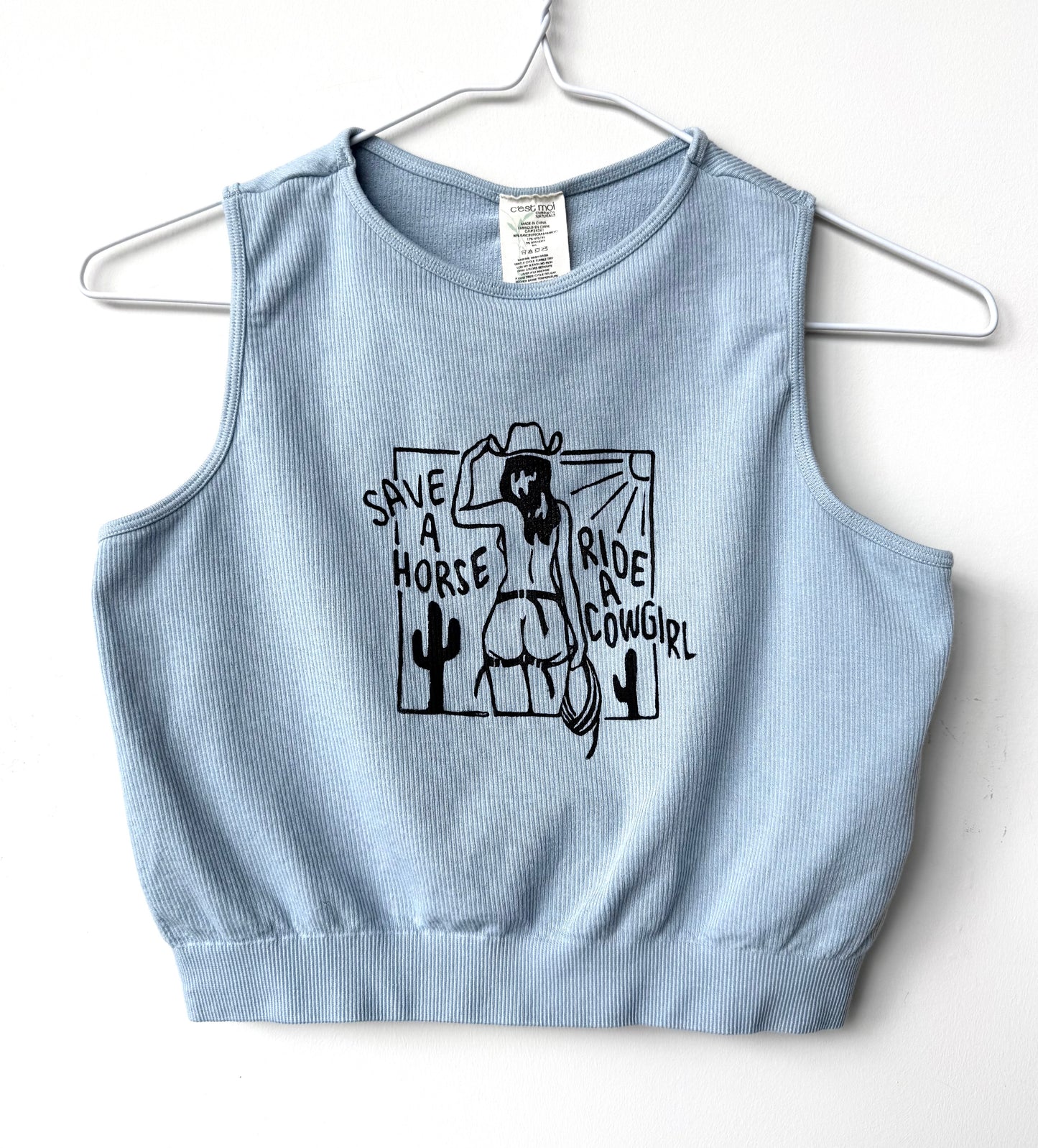 Cowgirl Cropped Tank