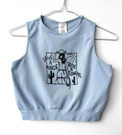 Cowgirl Cropped Tank