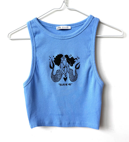 Mermaids Cropped Tank