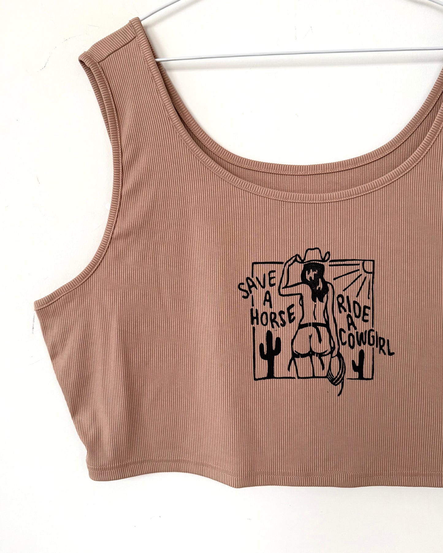 Cowgirl Cropped Tank
