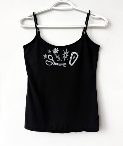 Patchwork Printed Tank Top