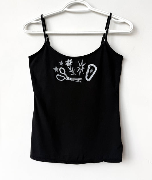 Patchwork Printed Tank Top