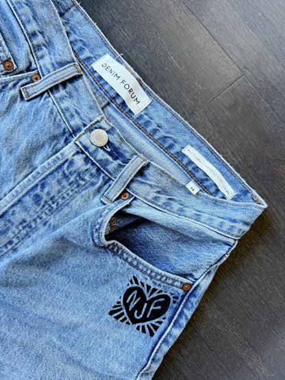 Disco Diva Wide Leg High-Waisted Jeans