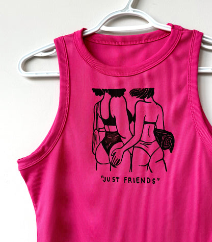 “Just Friends” Beach Babes Tank Top