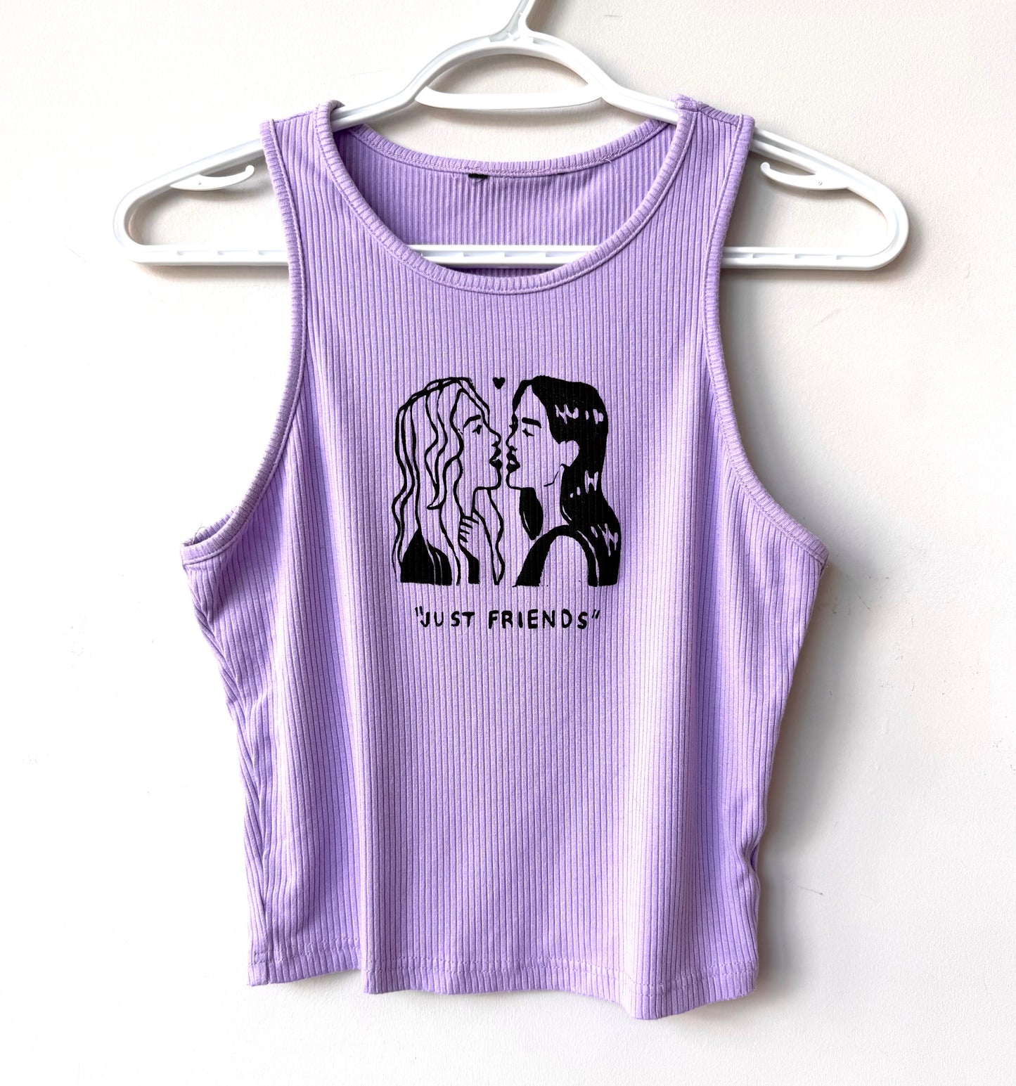 “Just Friends” Lovers Cropped Tank