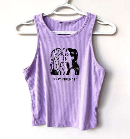 “Just Friends” Lovers Cropped Tank