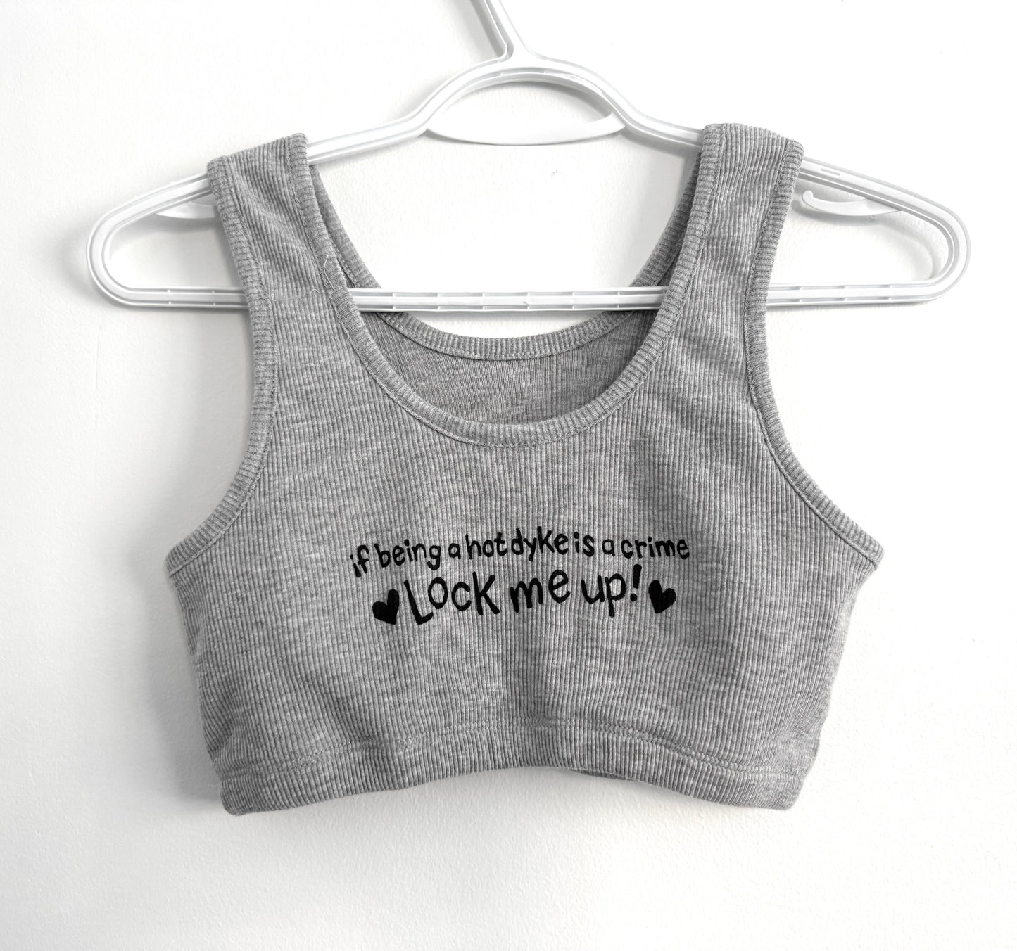 Lock Me Up Extra-Cropped Tank