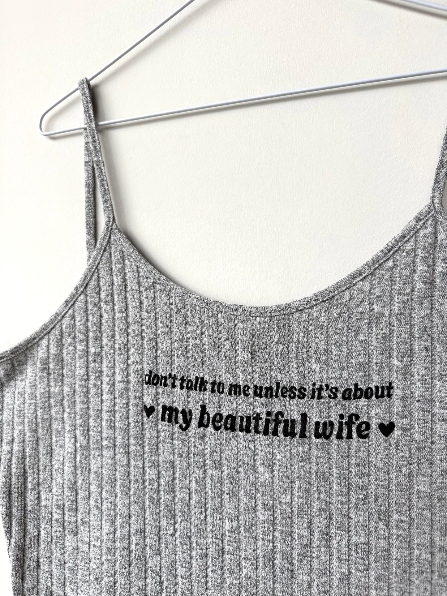 Beautiful Wife Cropped Tank