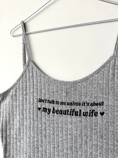 Beautiful Wife Cropped Tank