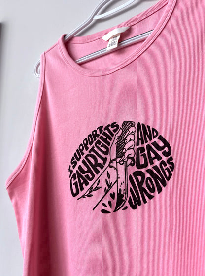 Gay Wrongs Cropped Tank