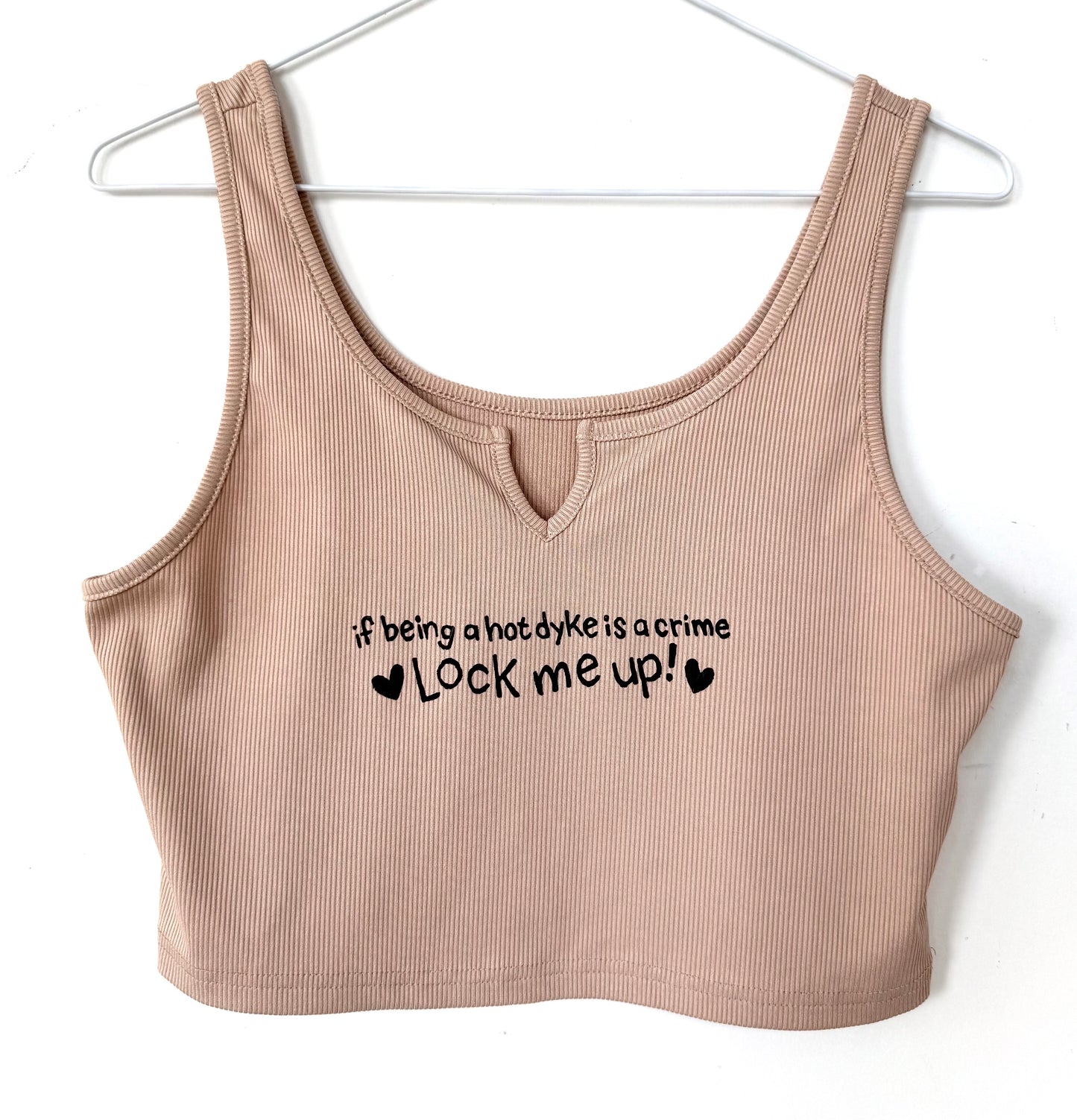 Lock Me Up Cropped Tank