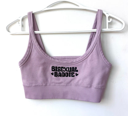 Bisexual Baddie Sports Bra
