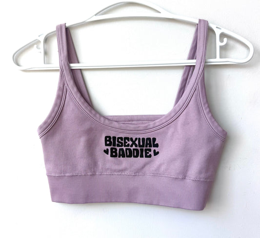 Bisexual Baddie Sports Bra