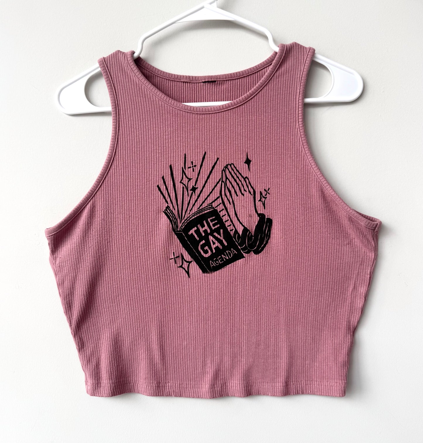 Gay Agenda Cropped Tank