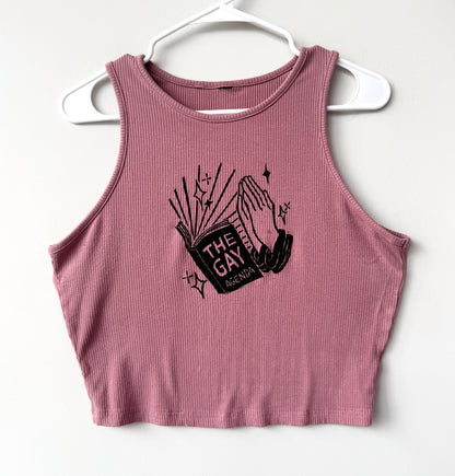 Gay Agenda Cropped Tank