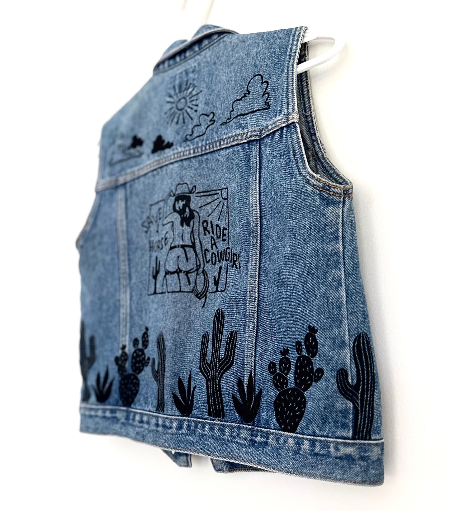 Cowgirl Vintage Denim Vest
