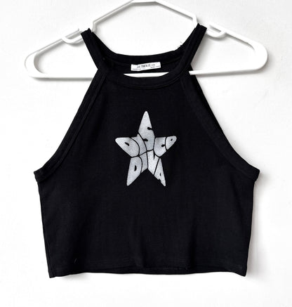 Disco Diva Cropped Tank