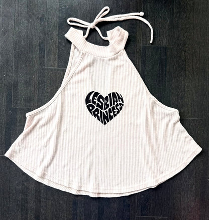 Lesbian Princess Flowy Halter Top