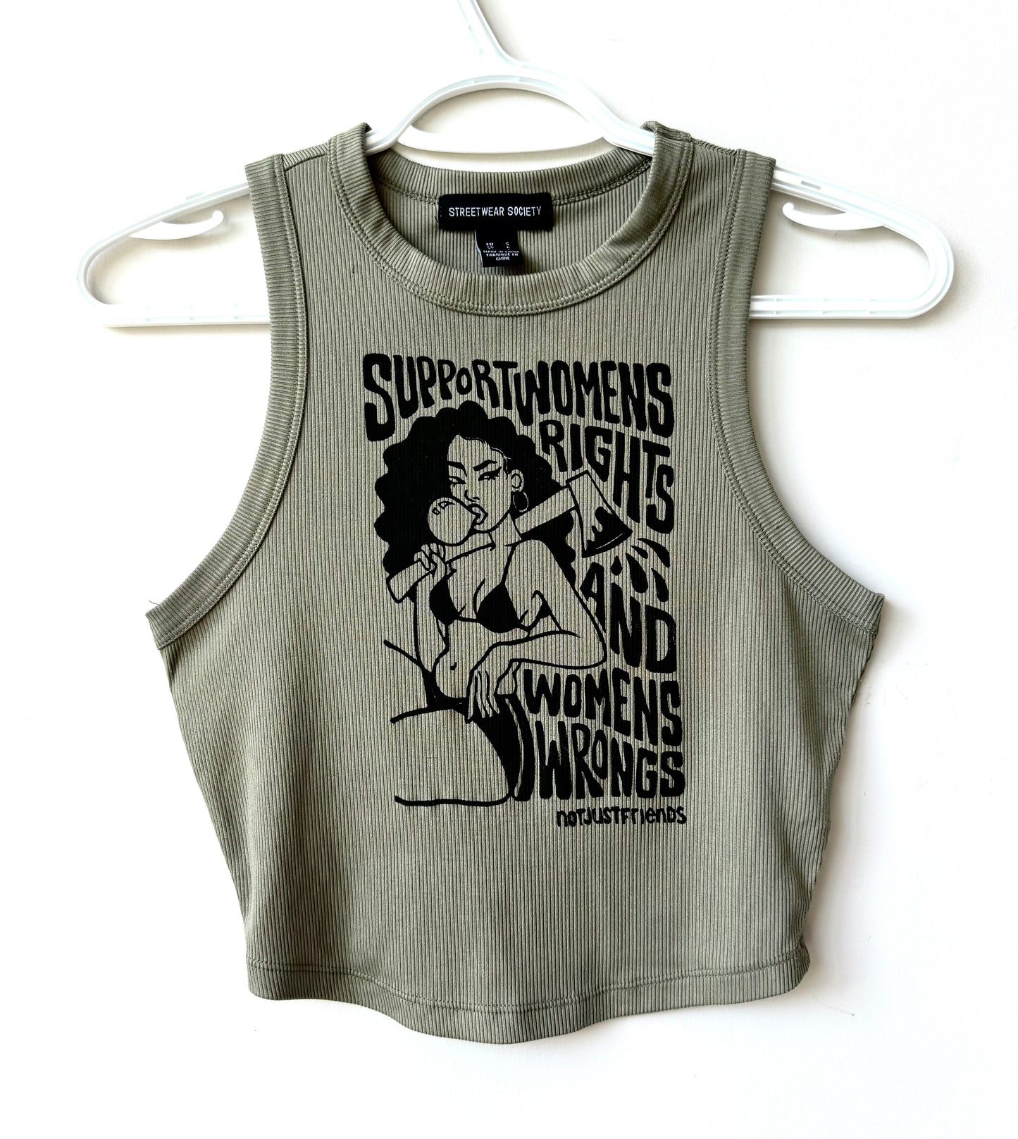 Women’s Wrongs Cropped Tank