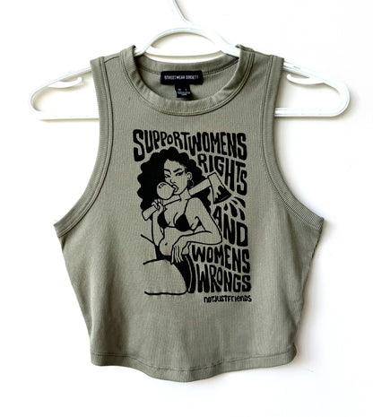 Women’s Wrongs Cropped Tank