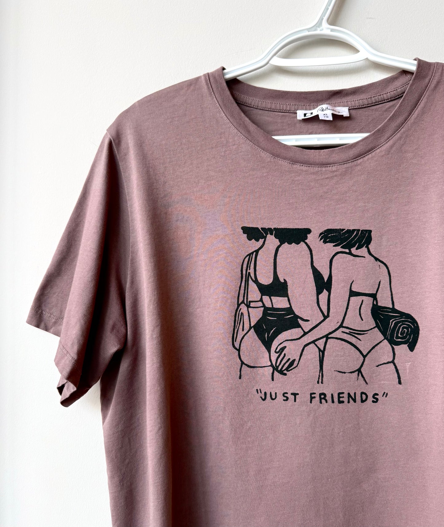 “Just Friends” Beach Babes Semi-Cropped T Shirt