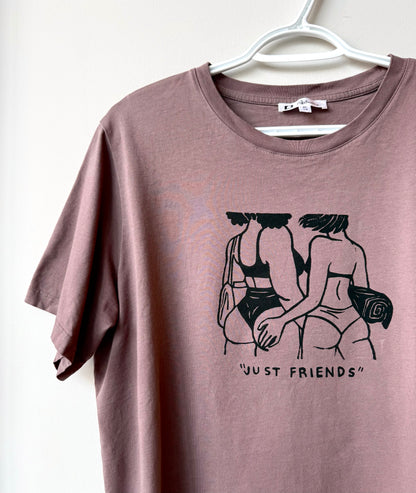 “Just Friends” Beach Babes Semi-Cropped T Shirt