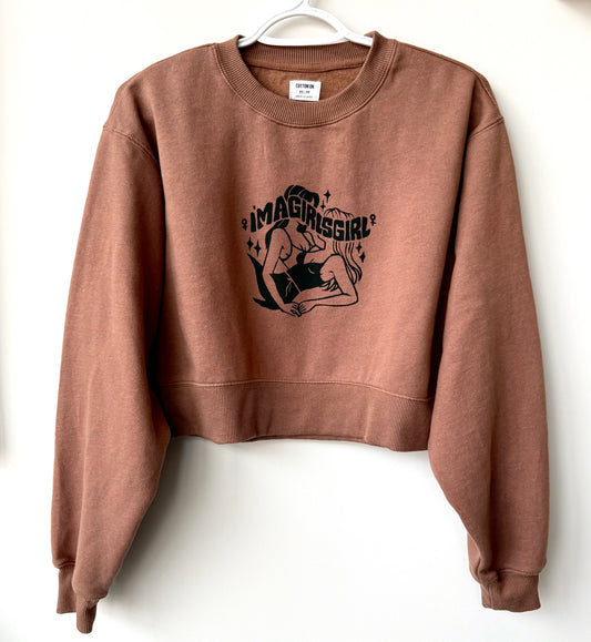 Girls Girl Cropped Crewneck
