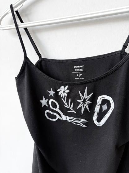 Patchwork Printed Tank Top