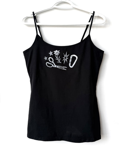 Patchwork Printed Tank Top