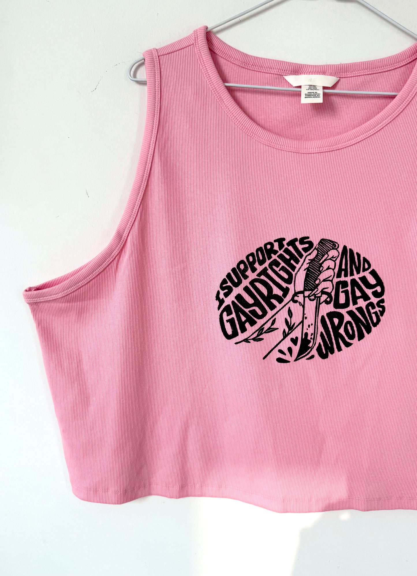 Gay Wrongs Cropped Tank