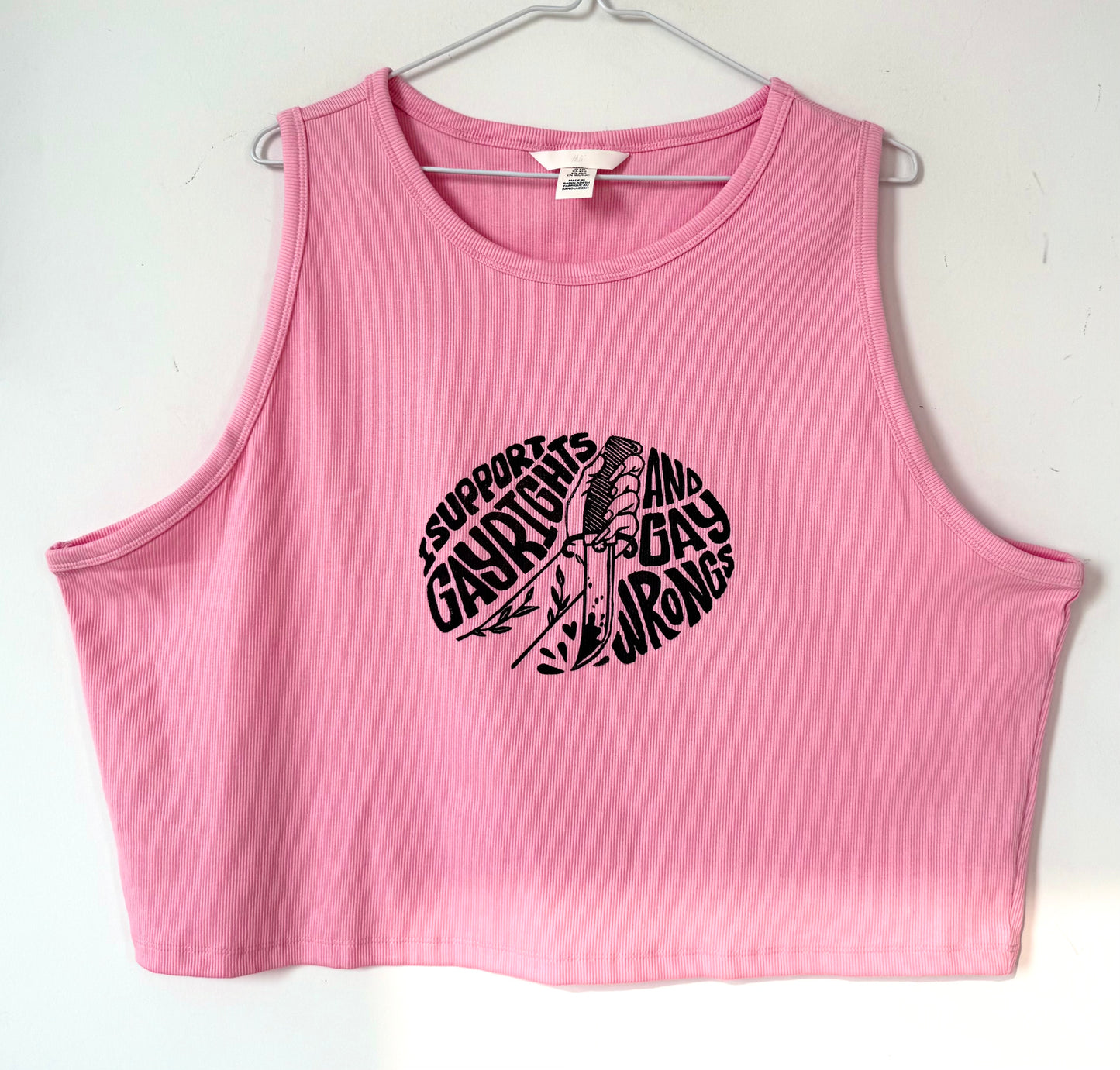 Gay Wrongs Cropped Tank