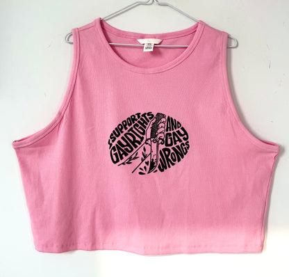 Gay Wrongs Cropped Tank