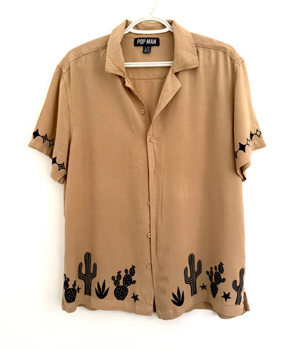 Cowgirl X Patchwork Button-Up T