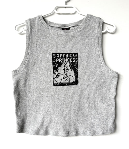 Sapphic Princess Cropped Tank