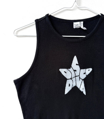 Disco Diva Cropped Tank