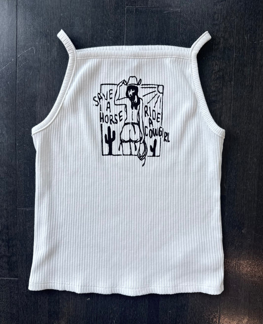 Cowgirl Ribbed Tank