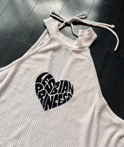 Lesbian Princess Flowy Halter Top