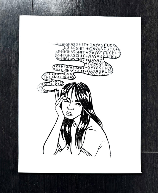 High AF 8”x10” Print