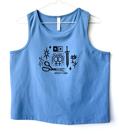 Patchwork Printed Tank Top