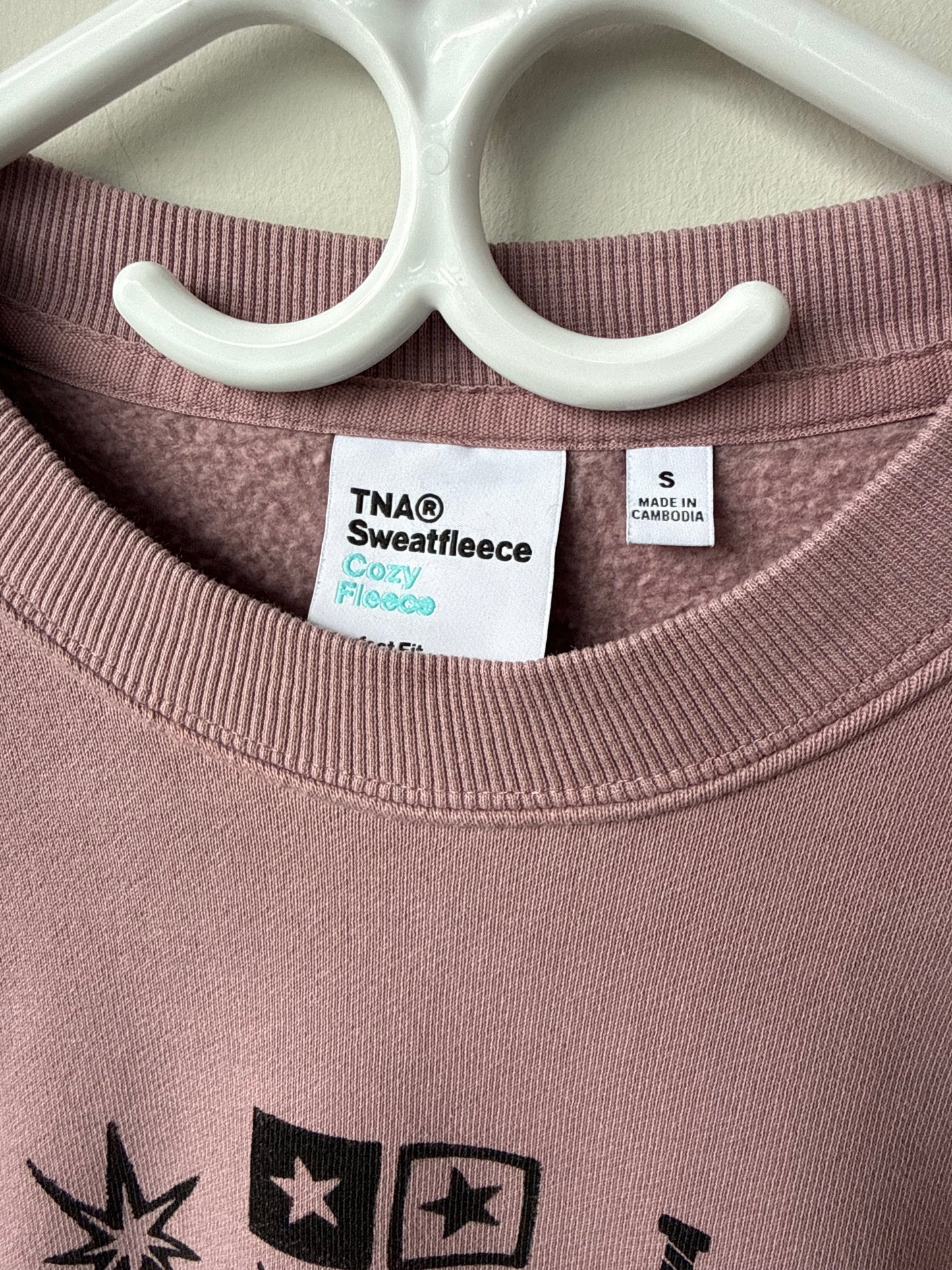 Patchwork Printed Crewneck